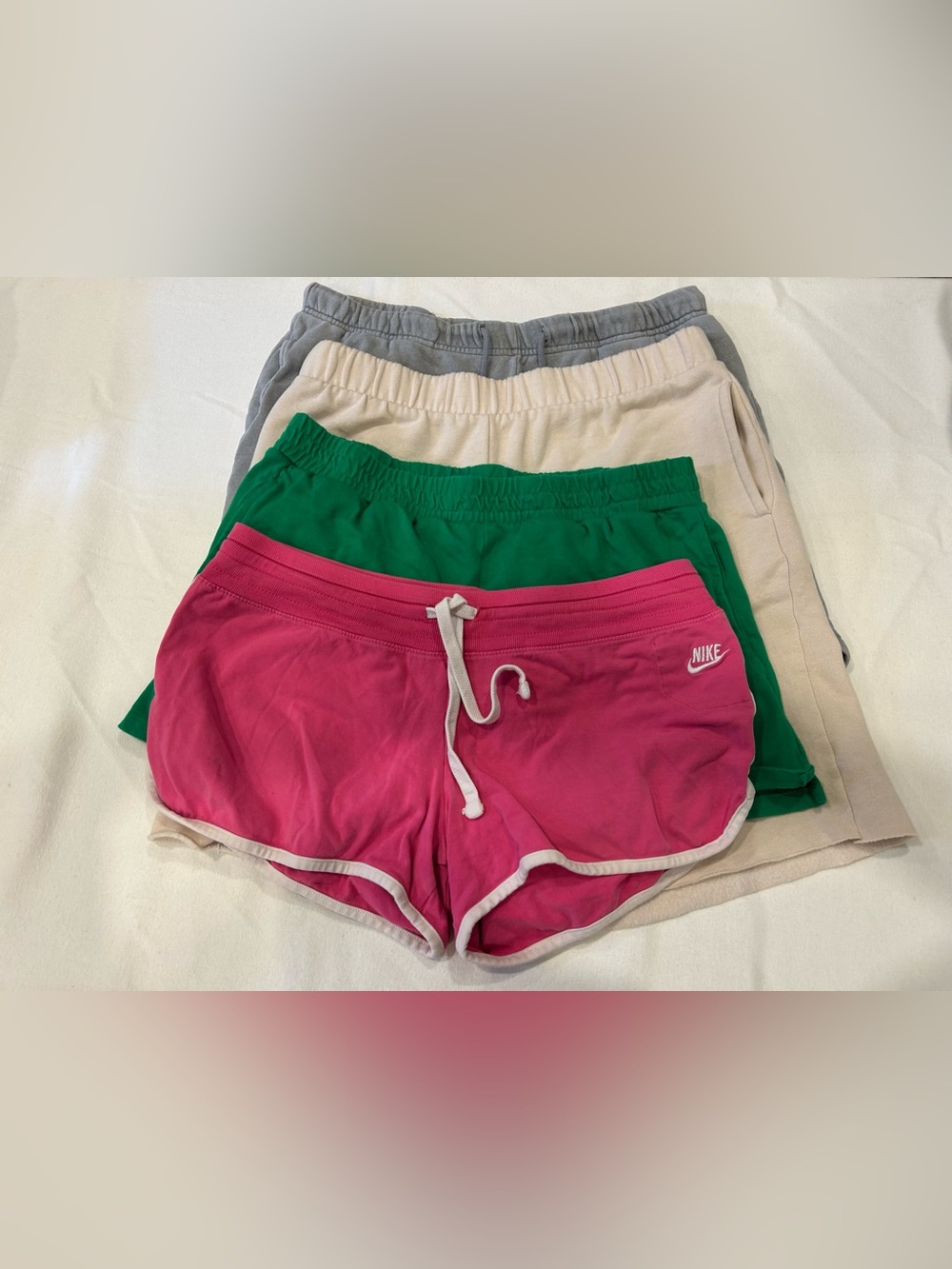 4 pair women’s sweat shorts bundle